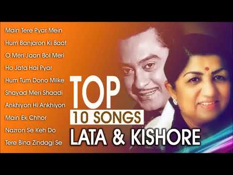 top-10-songs-of-lata-&-kishore-|-लता---किशोर-कुमार-के-10-हिट-गाने-|-old-is-gold