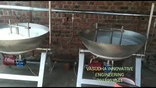 Steam Jacket Kettle Kadhai For Sweets Shops