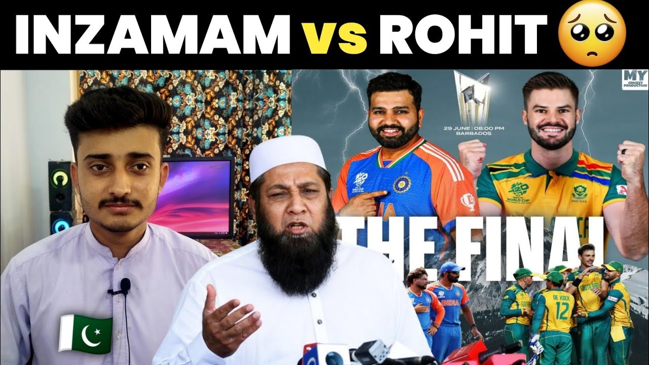 Inzamam vs ROHIT Why Inzi is doing this? | Pakistan Reaction on IND Vs ...