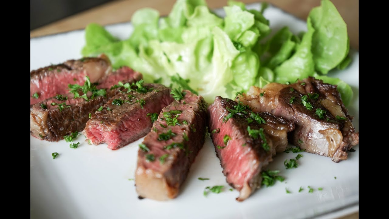 Cuire Une Entrecote De Boeuf Black Angus A La Plancha Youtube