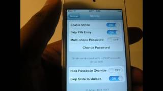 Draw your lockscreen password with Stride! HD screenshot 5