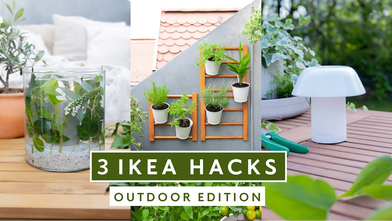 3 DIY Outdoor Ikea Hacks