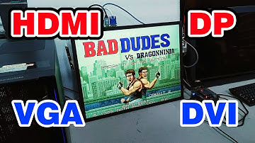 Easily Switch Inputs with the 4:3 Arcooda 26" Monitor - HDMI, DP, VGA, DVI