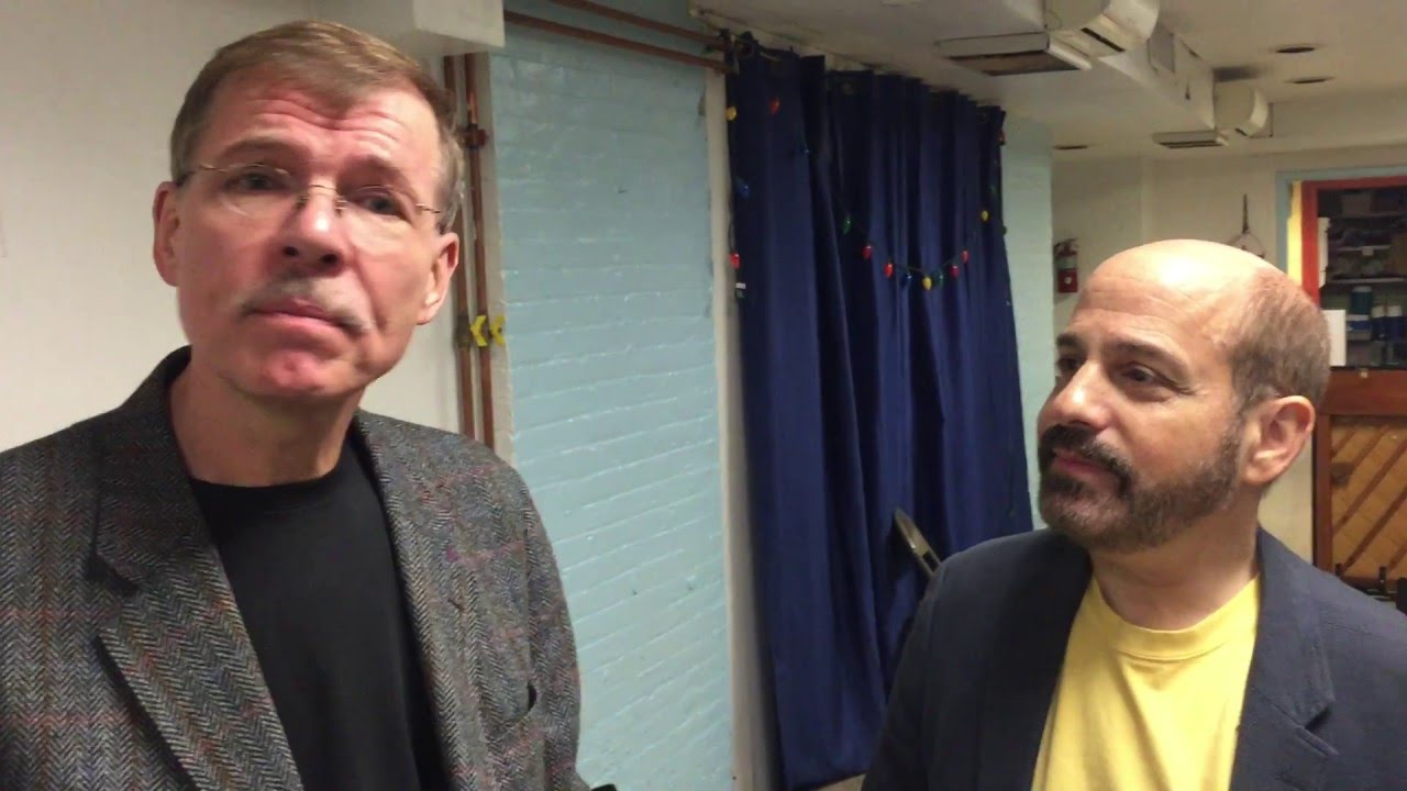 Fuchs and David Krane on "Falling Man" for the CCO YouTube