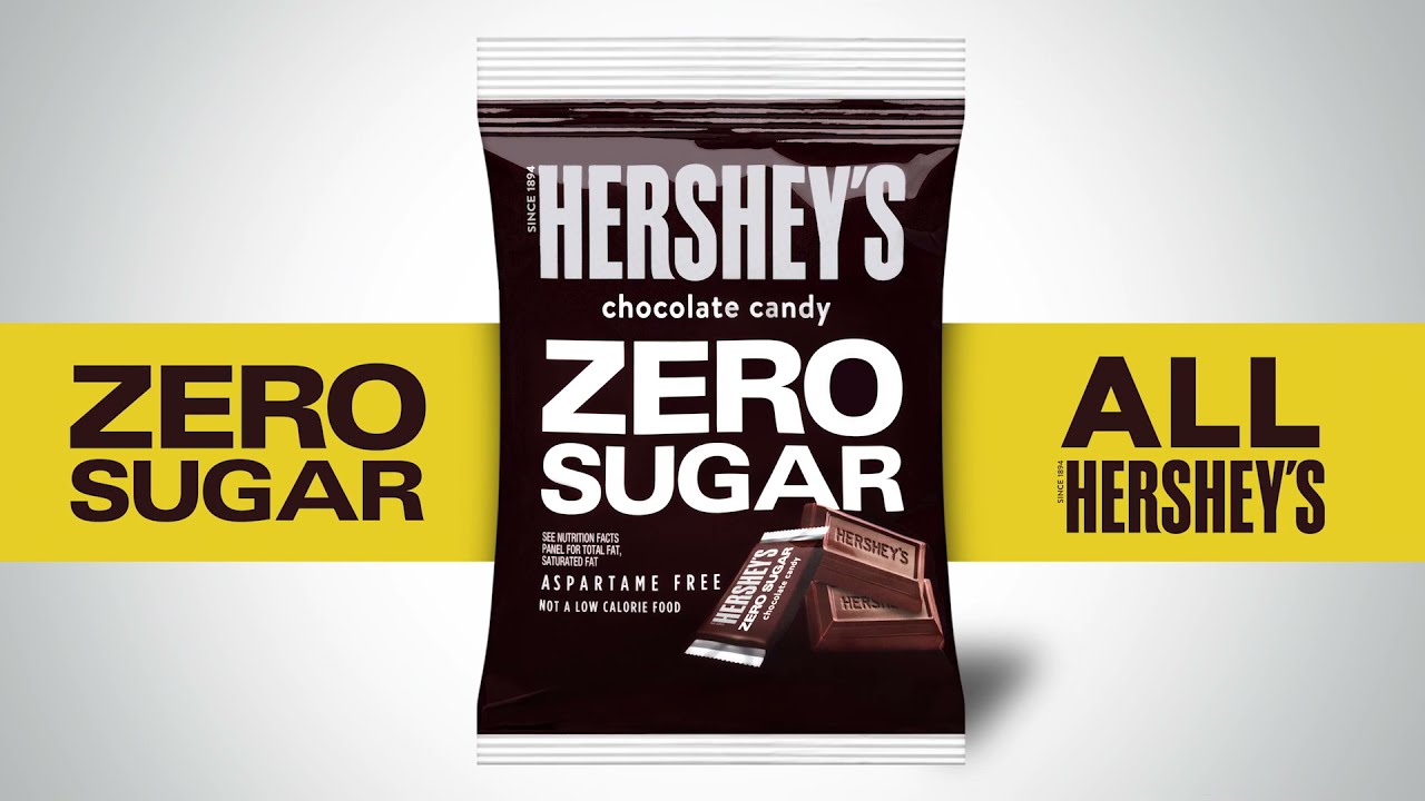 HERSHEY'S Zero Sugar Chocolate Candy - HERSHEY'S Zero Sugar Chocolate Candy