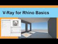 V Ray for Rhino Basics
