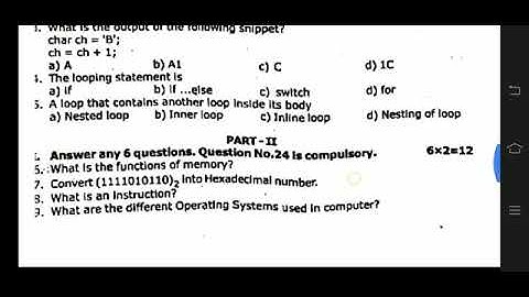 11th computer science first revision exam original question paper 2025