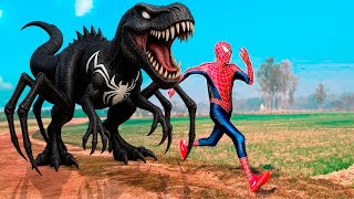 Homem-Aranha E O Dinossauro Venom Malvado - Filme Completo De Super-Heróis