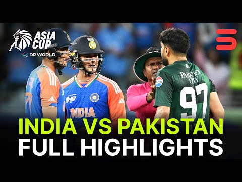 Super 4 Match 2 India Vs Pakistan Match Highlights DP World Asia Cup 2025 ZF1K