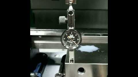 Z axis backlash test with ten thousandths indicator.mov