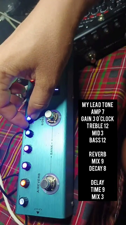 My custom preset lead tone for M-VAVE Tank g