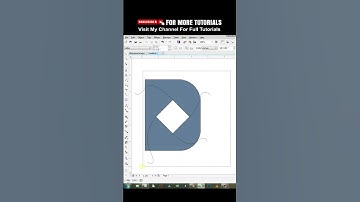 Coreldraw logo design || Graphic design tutorials for beginners || #shorts #graphicdesign