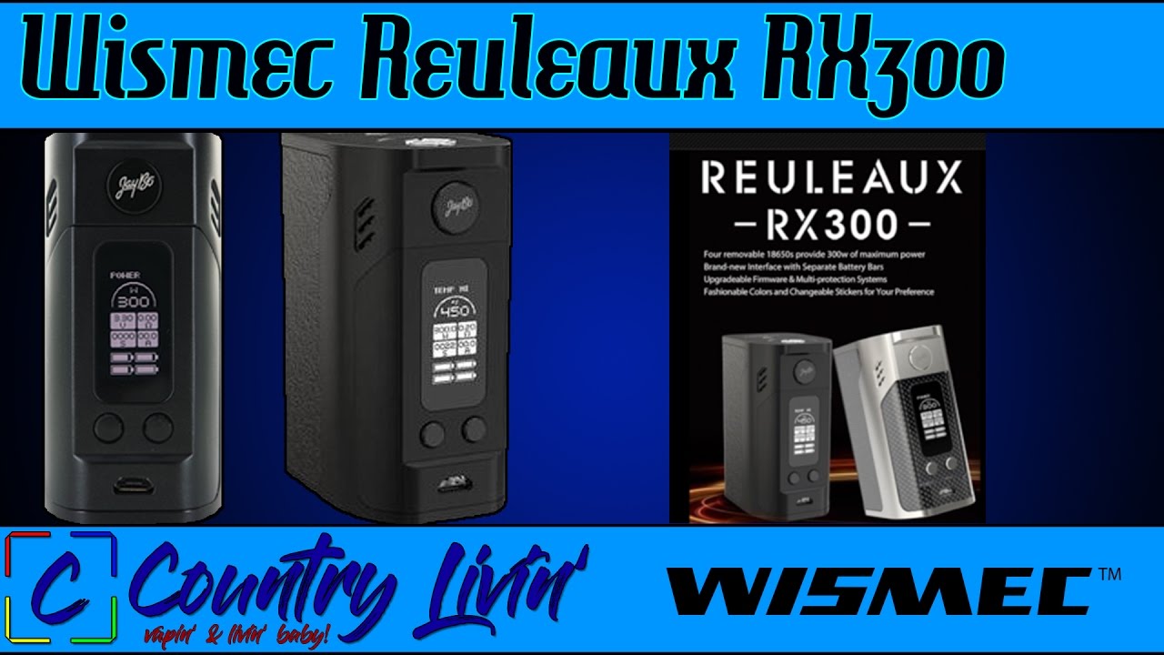 WISMEC REULEAUX RX300! | "Jay Bo Designs" | 400 WATTS!? Quad 18650 Box Mod
