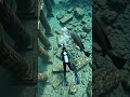 #underwater #residentevilvillage #scary swimming with fish partner
