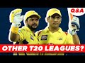 DHONI-RAINA to play in OTHER T20 Leagues? | #AskAakash | Cricket Q&A