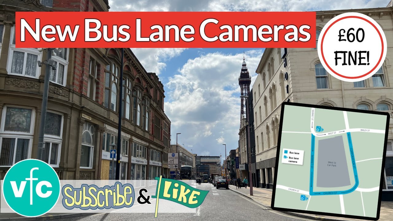 CAREFUL ‼ New Bus Lane Cameras in Blackpool £60 fine from 1 May YouTube