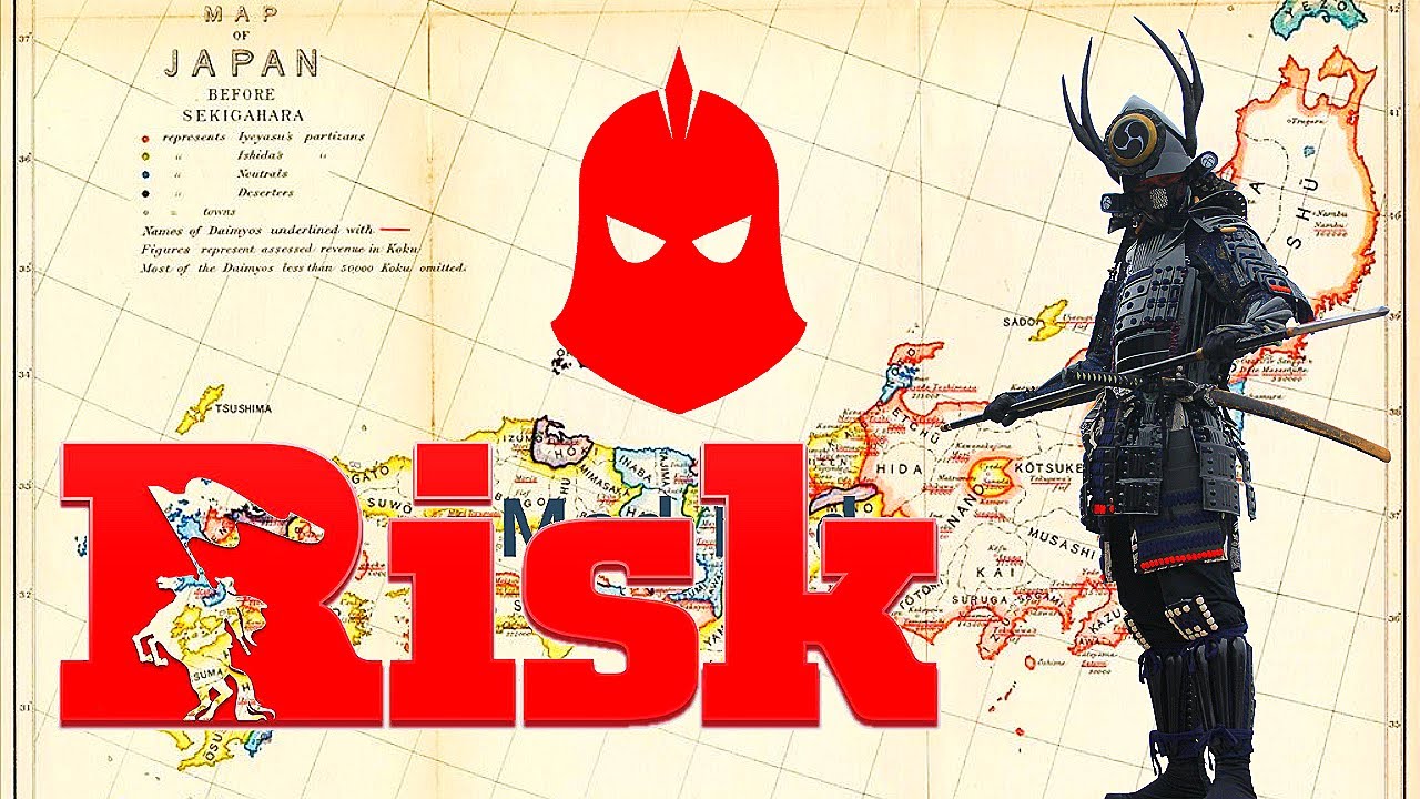 RISK JAPAN MAP TACTICS and 4 PLAYER FIXED CARDS GAMEPLAY!! - YouTube