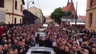 David Hasselhoff Gumballing In Poland 2013.