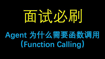面试必刷：Agent 为什么需要函数调用（Function Calling）？