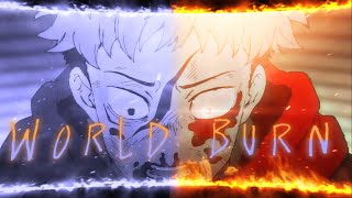 🔥YUJI x MAHITO 🔥 - "Let The World Burn" [AMV/Edit] - capcut PC