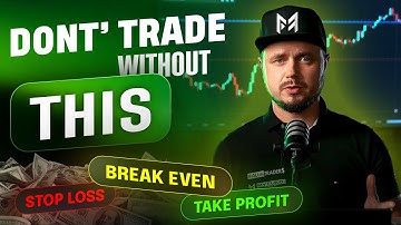 Stop Loss, Take Profit & Break Even Explained — Secure Your Trades Like a Pro! 💹 #trading