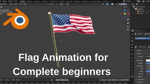 Create Flag Animation in Blender