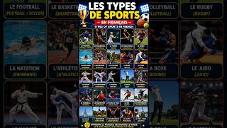Types of Sports#french #learn french #french vocabulary#frenchmusic