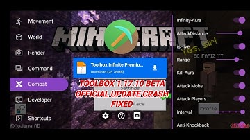 TOOLBOX FOR MCPE INFINITE TIME 1.17.10.04 CRASH FIXED BETA UPDATE BY FARIZ MCPE