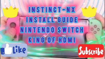 INSTINCT-NX V6S  MOD [INSTALL GUIDE] - NINTENDO SWITCH OLED- King of HDMI