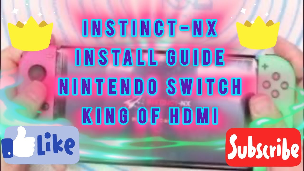 INSTINCT-NX V6S  MOD [INSTALL GUIDE] - NINTENDO SWITCH OLED- King of HDMI