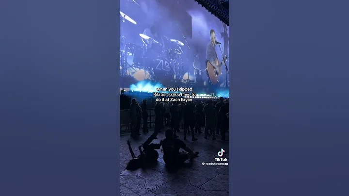 You got to do what you got to do LOL!#countrysinger #concert #foryou #fyp #zachbryan #funny #concert