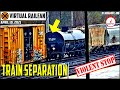 AMAZING SPLIT-SECOND TRAIN STOP AFTER GOING INTO EMERGENCY!  ELKHART, IN   April 10, 2021