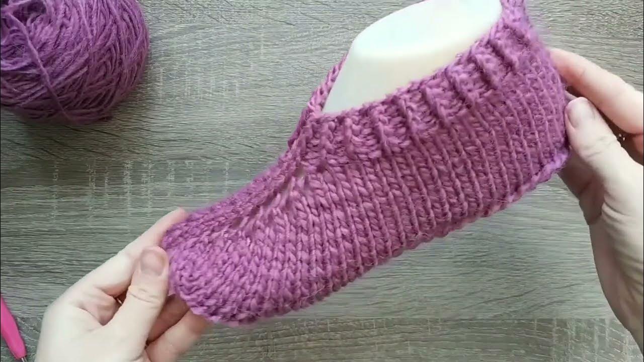 Уютные тапочки для всей семьи!! Подробный МК. - YouTube