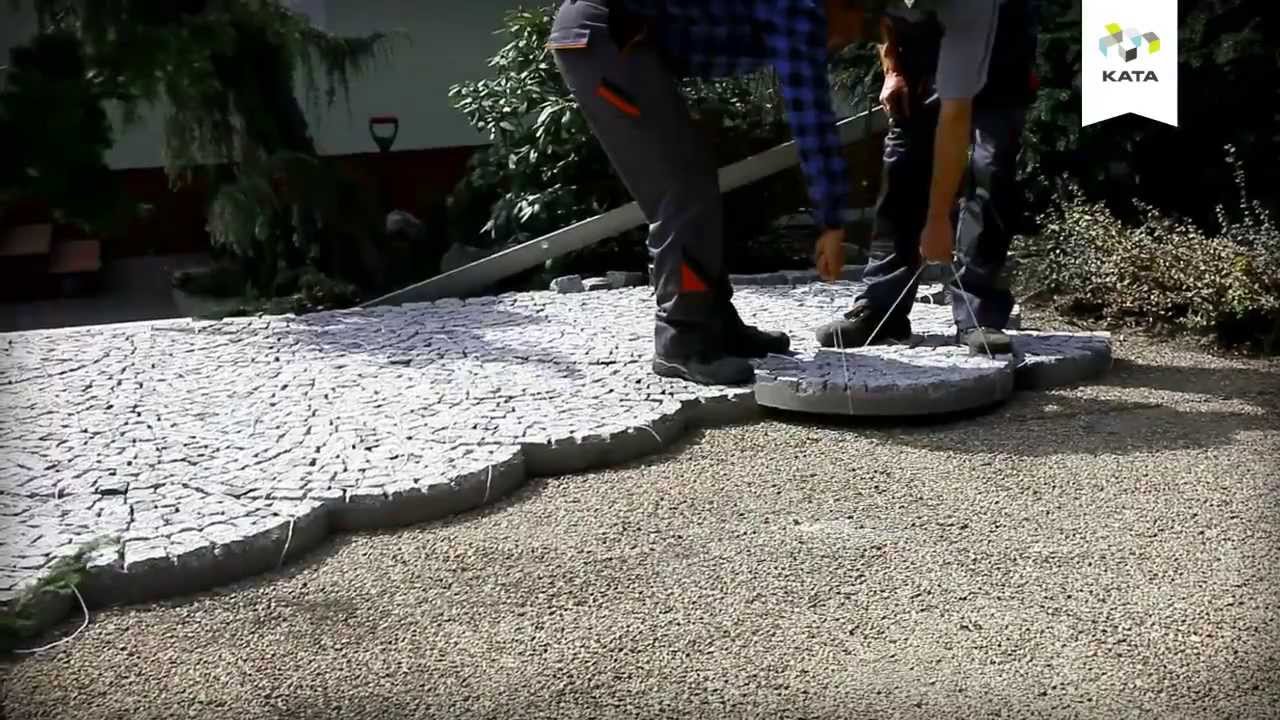 KATA Mozaika Granitowa - Sposób układania - YouTube