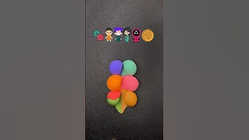 Squid Games 2 mixing #satisfying #squidgame2 #asmr #shorts #colors #colormixing #green #red #black