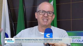 TJ PR concede liminar e obras de pavimentação...