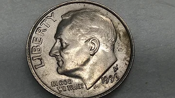 ¿Cuánto vale una moneda de 10 centavos de 1996?