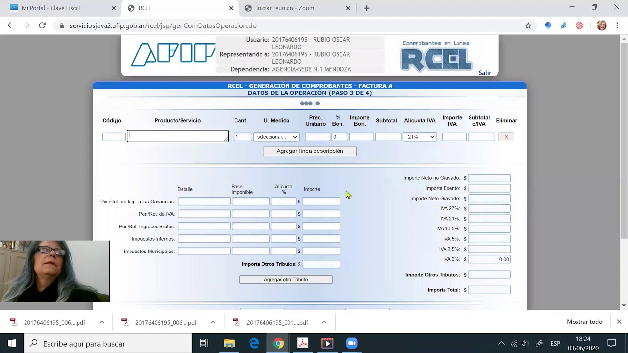 Como Hacer Factura ElectrÓnica A Y B Afip Youtube