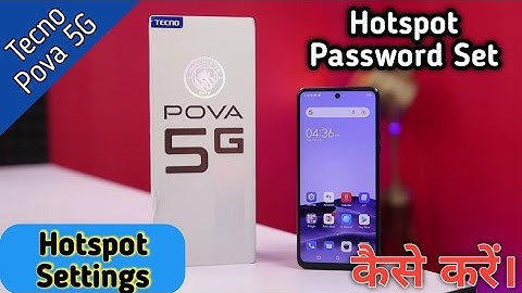 How To Hotspot Settings in Tecno Pova 5G,Tecno Pova 5G Me Hotspot Password Change Keise Kare#Tecno