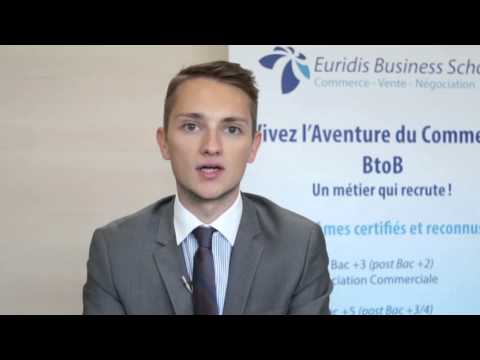 Valentin Artaud, jeune diplômé - Les opportunités après Euridis Business School