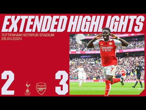 EXTENDED HIGHLIGHTS | Tottenham Hotspur vs Arsenal (2-3) | Saka &amp; Havertz on target | Premier League