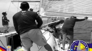 Selma Star Crew Dropping the Spinakker on Commodore's Cup Regatta 2010