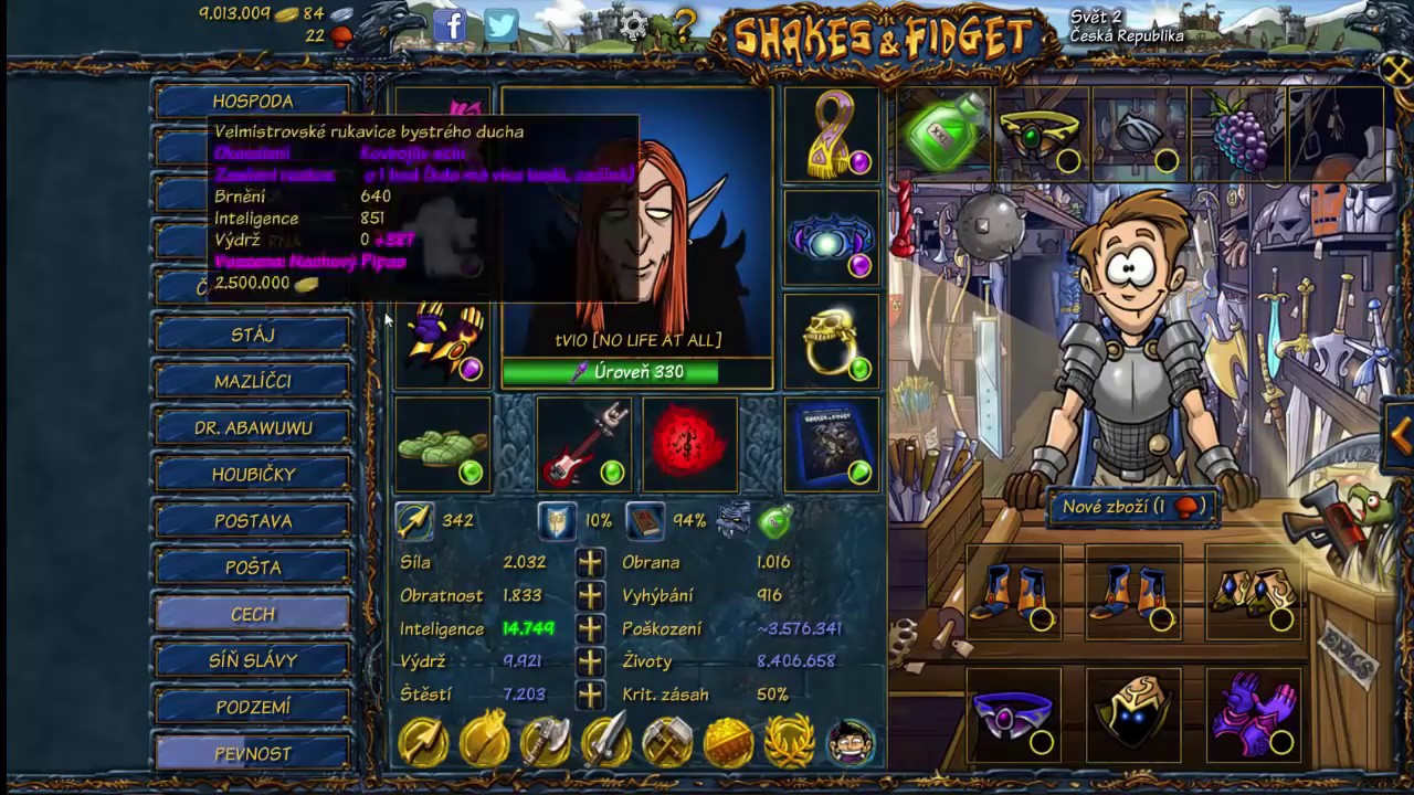 Shakes and Fidget gameplay epic event YouTube