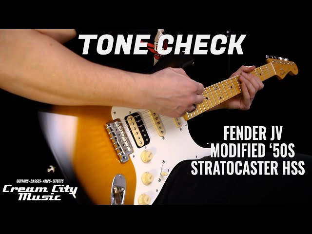 TONE CHECK: Fender JV Modified '50s Stratocaster HSS Demo