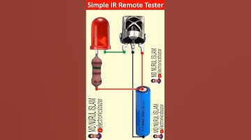 Simple IR Remote Tester || How To Make A IR Remote Tester At Home || IR detector circuit | IR sensor