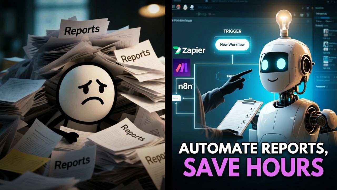 Build AI assistant tutorial showing no-code automation dashboard