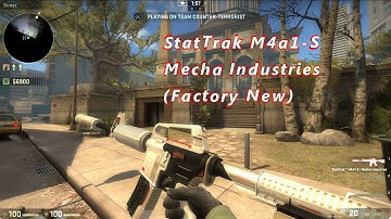 M4a1-S StatTrak Mecha Industries (Factory New) Showcase