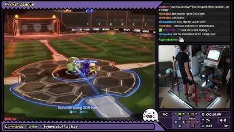 GameStomp || Rocket League w/ DDR Dance Pads | VS Rudeism (1)