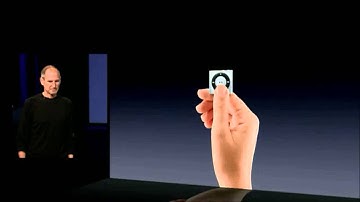 Apple Music Event 2010   iPod Shuffle 4th Generation Introdu