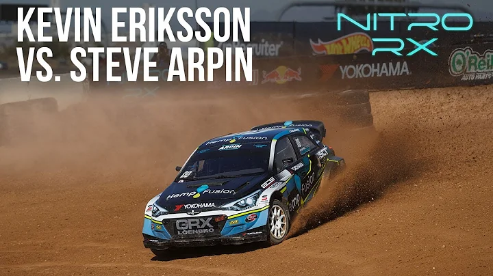 Kevin Eriksson vs. Steve Arpin | Nitro Rallycross Battle Bracket Round 3 Day 1